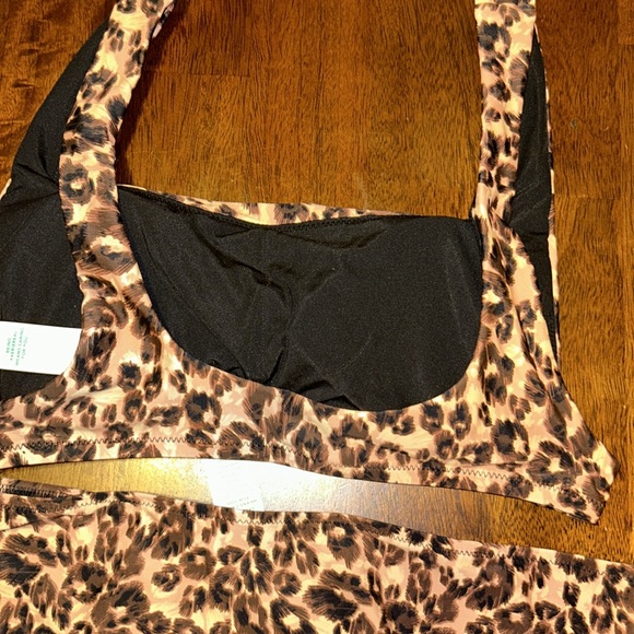 Aerie Animal Print Bikini & Top Set Size M - Picture 8 of 15